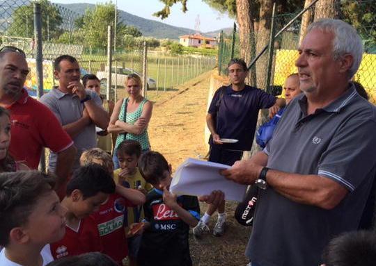 I piccoli della scuola calcio hanno chiuso l’attività 2014-2015