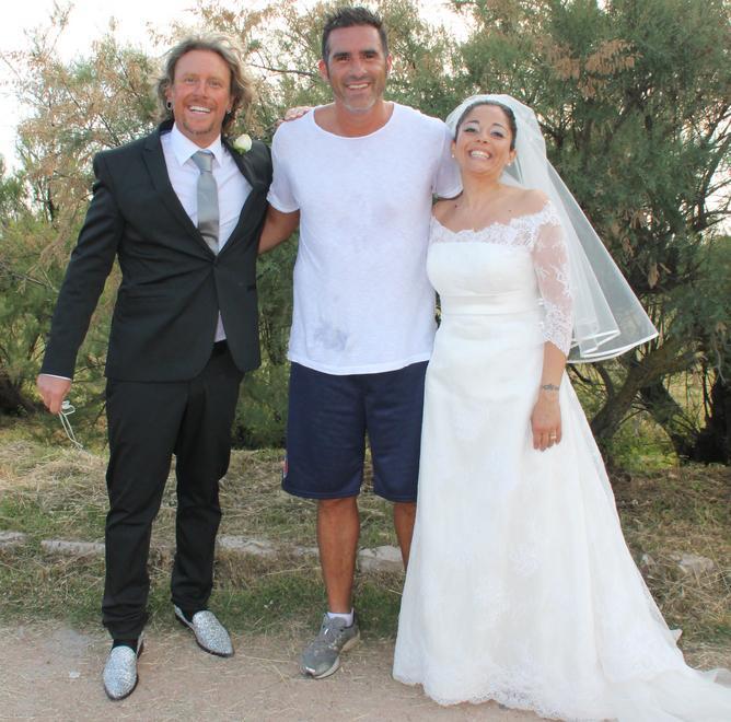 Matrimonio e foto insieme al bomber