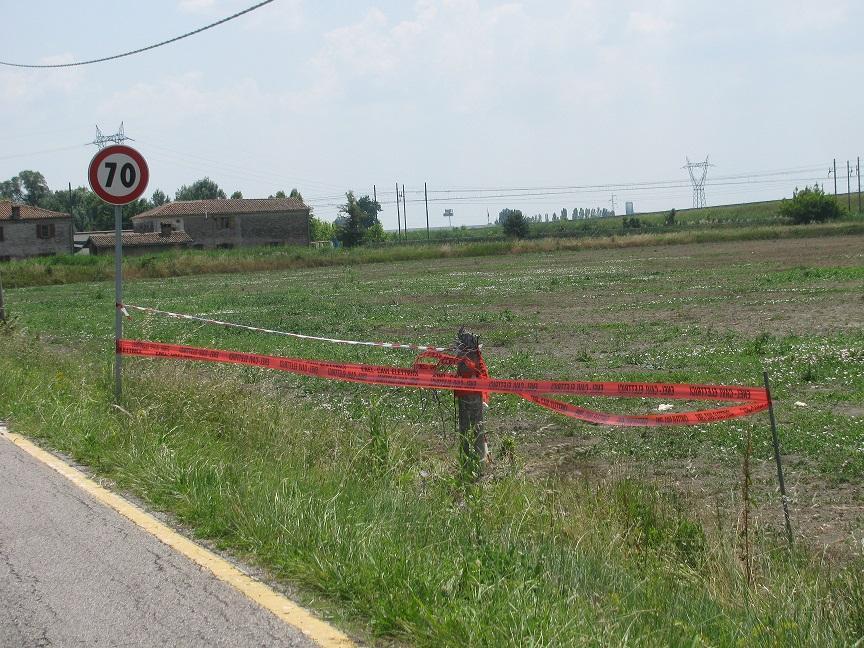 Il luogo dell'incidente