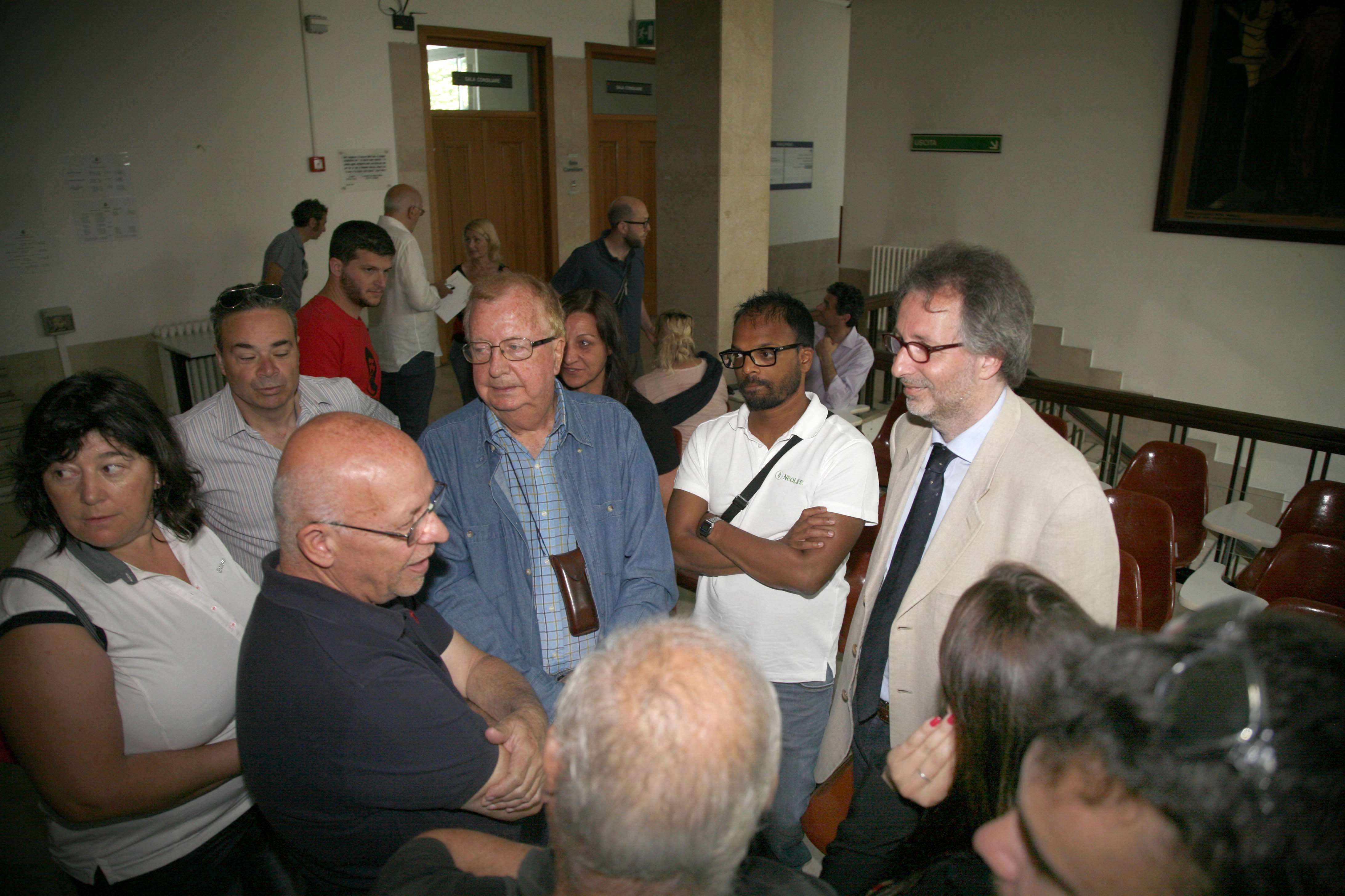 Massimiliano Baldini in attesa del riconteggio delle schede