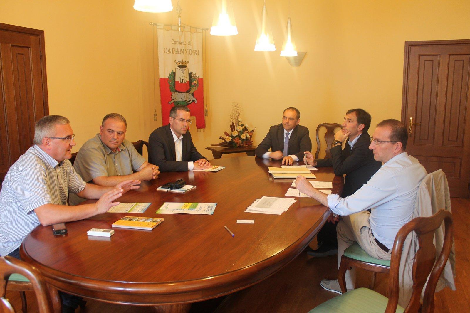La delegazione croata a Capannori