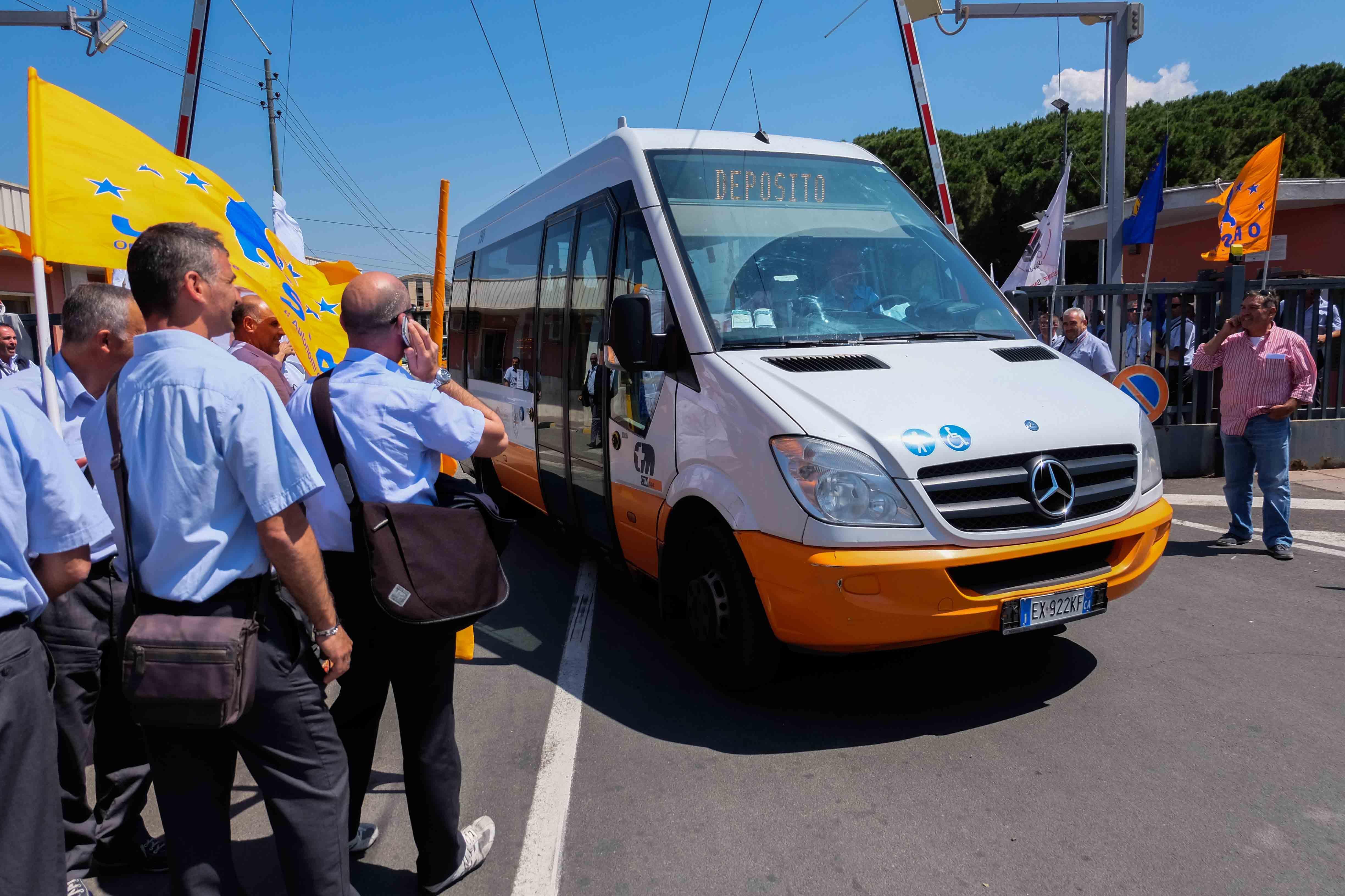 Sciopero lavoratori Ctm (foto Mario Rosas)
