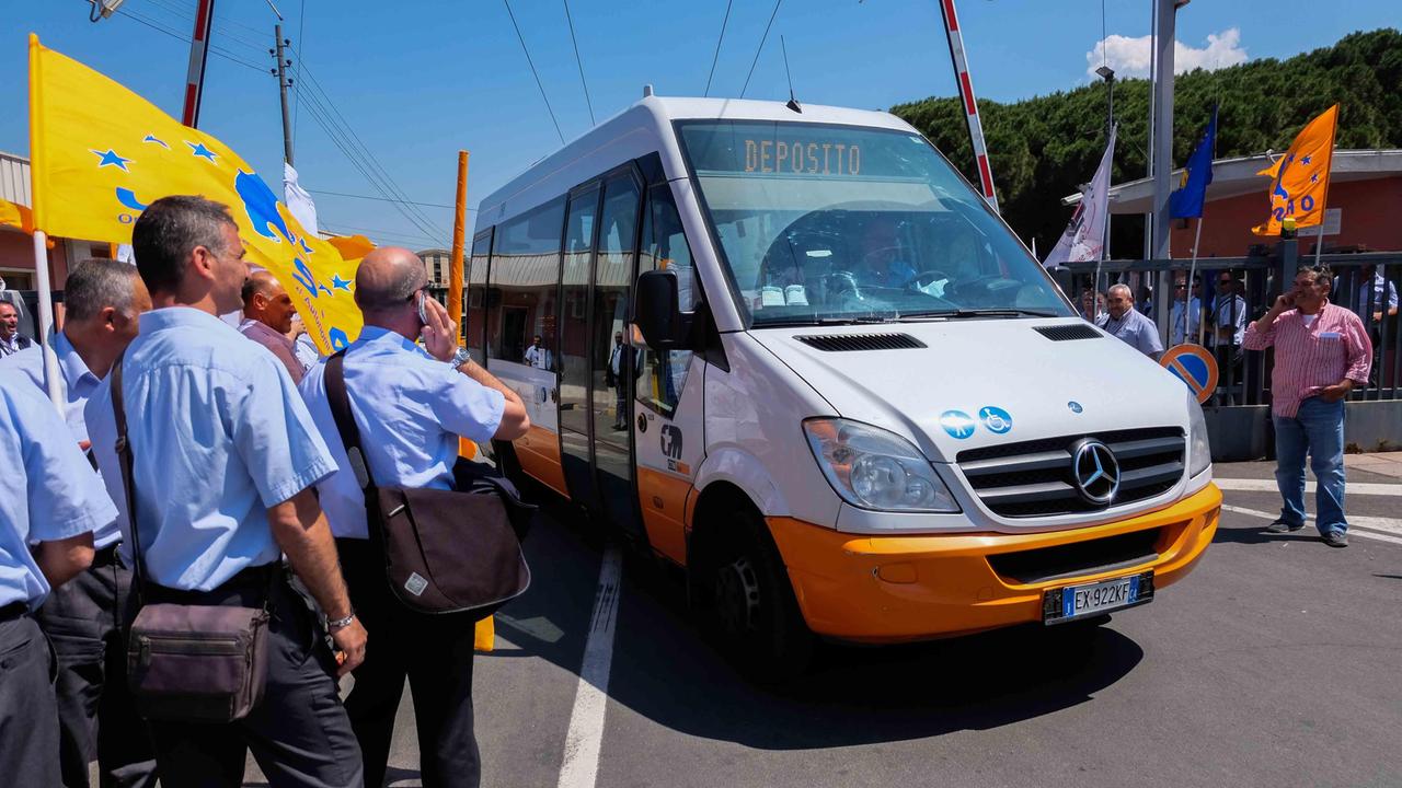 Sciopero lavoratori Ctm (foto Mario Rosas)