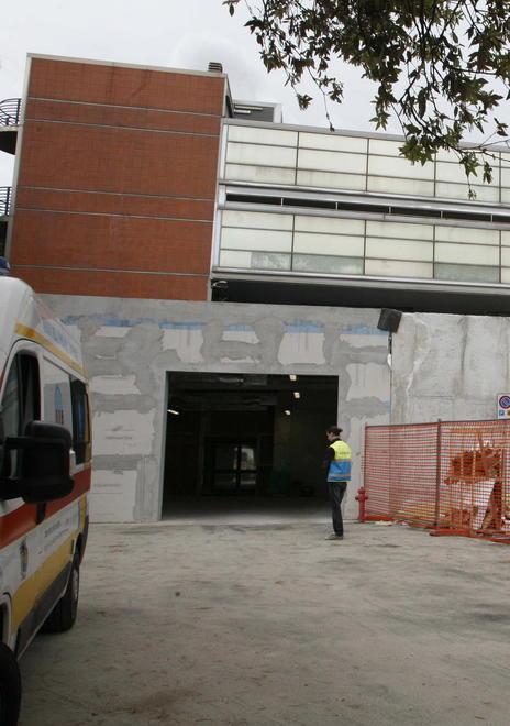 I lavori al pronto soccorso dell'ospedale Versilia