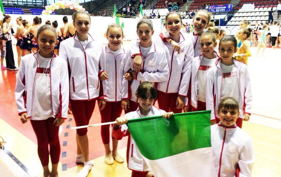 Ginnastica Ritmica Lucca sul podio ai campionati in Trentino e Romagna