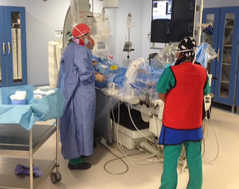 Emodinamica a tutte le ore, è svolta 