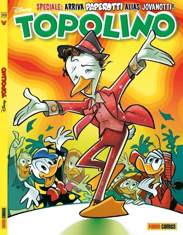 Jovanotti protagonista di Topolino: diventa Paperotti