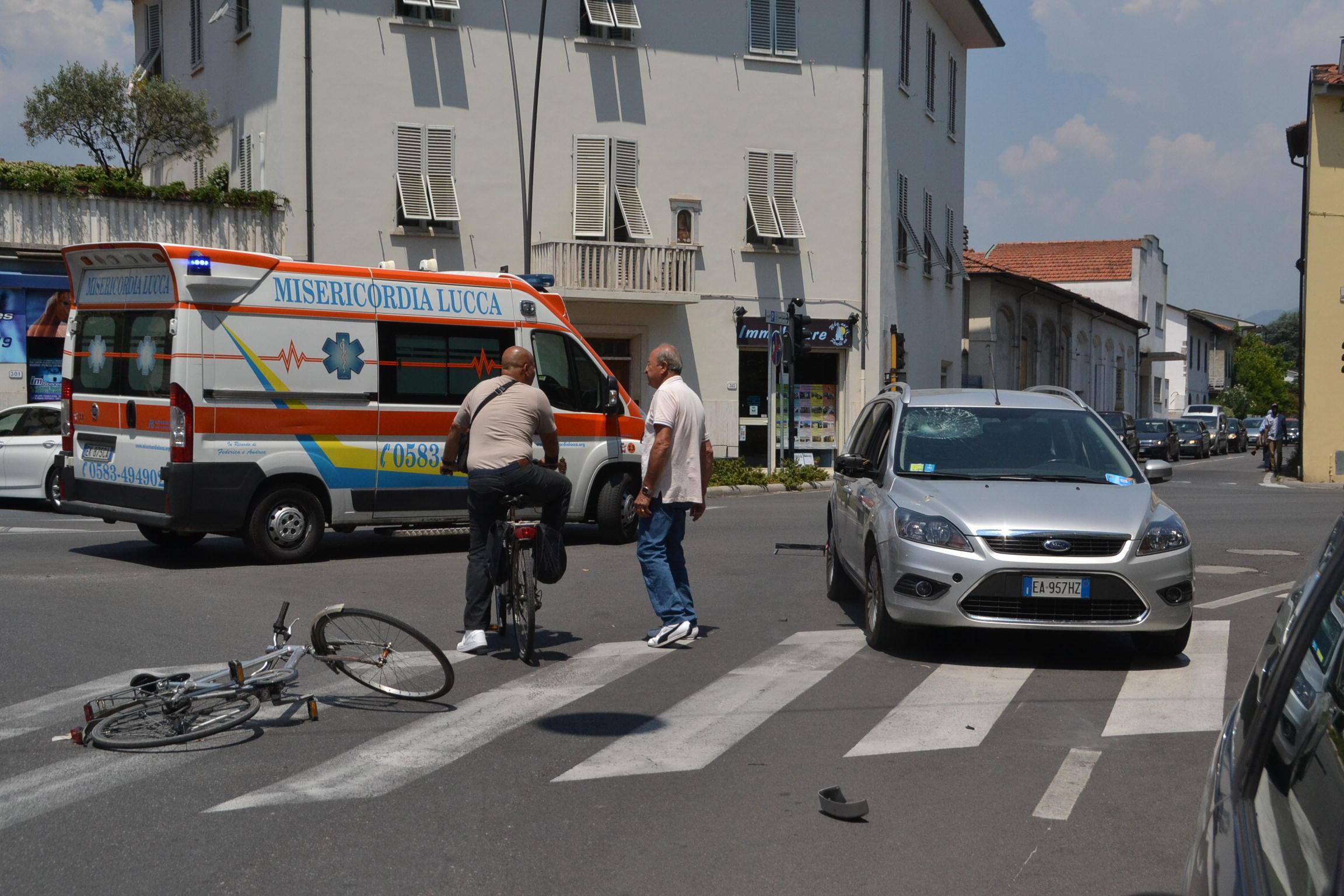 Un'immagine dell'incidente