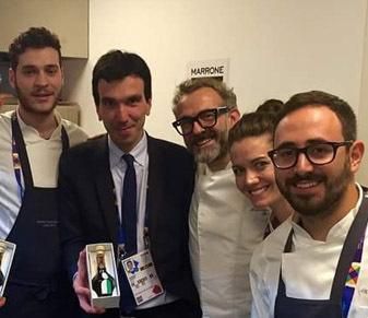 Bottura parla di Expo e cucina con  Martina 