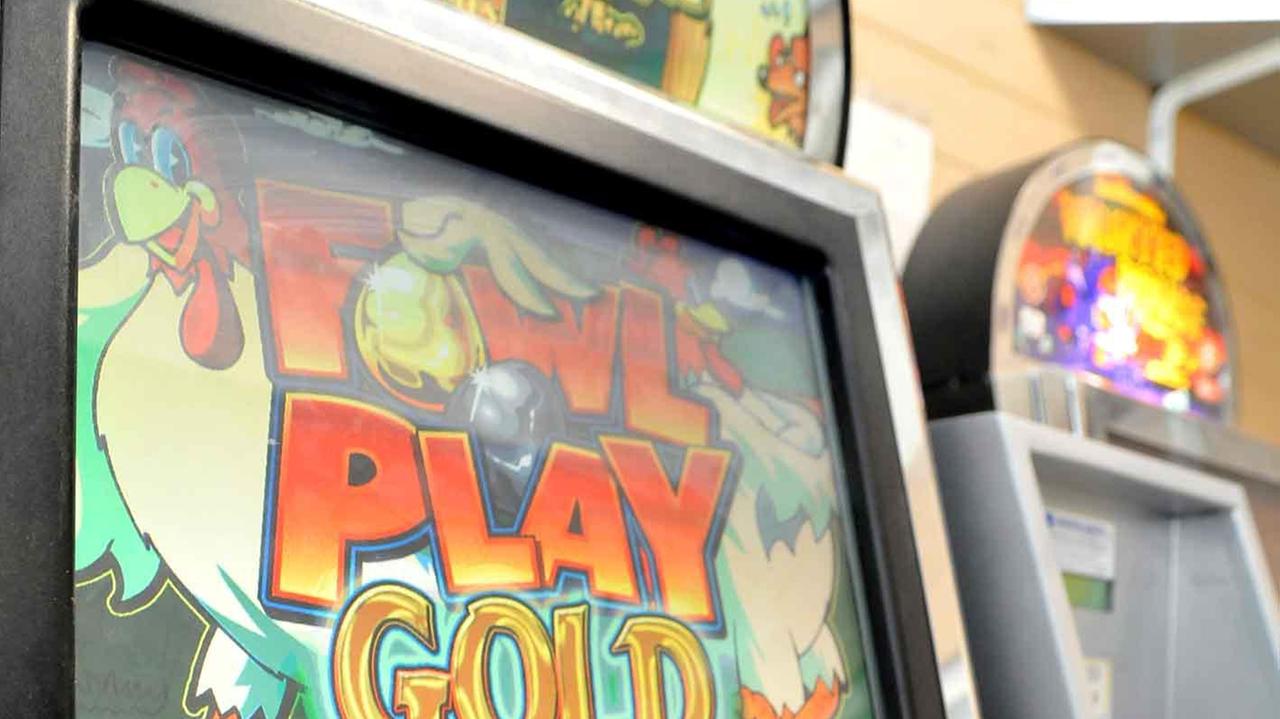 Una slot machine