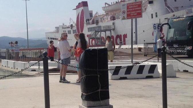 Ma la targa non è sul pontile