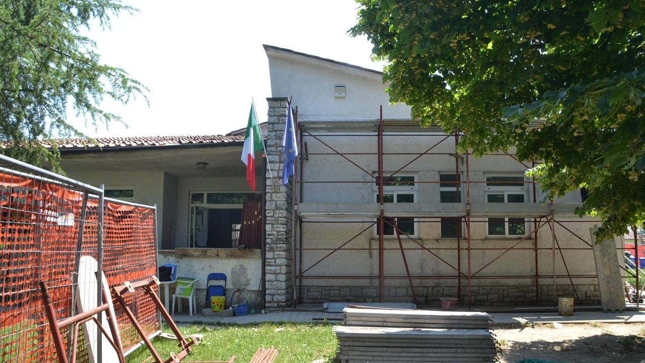 I lavori alla primaria di Pieve San Paolo (Vip)
