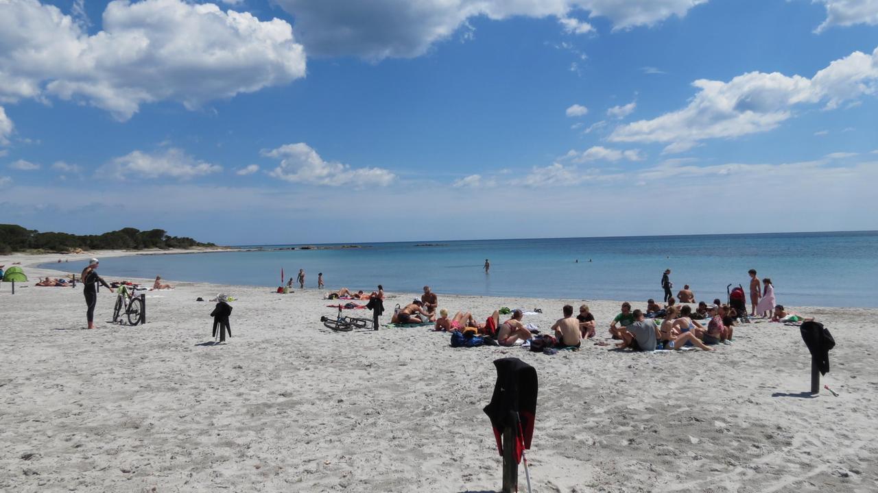 La spiaggia di Cala Ginepro