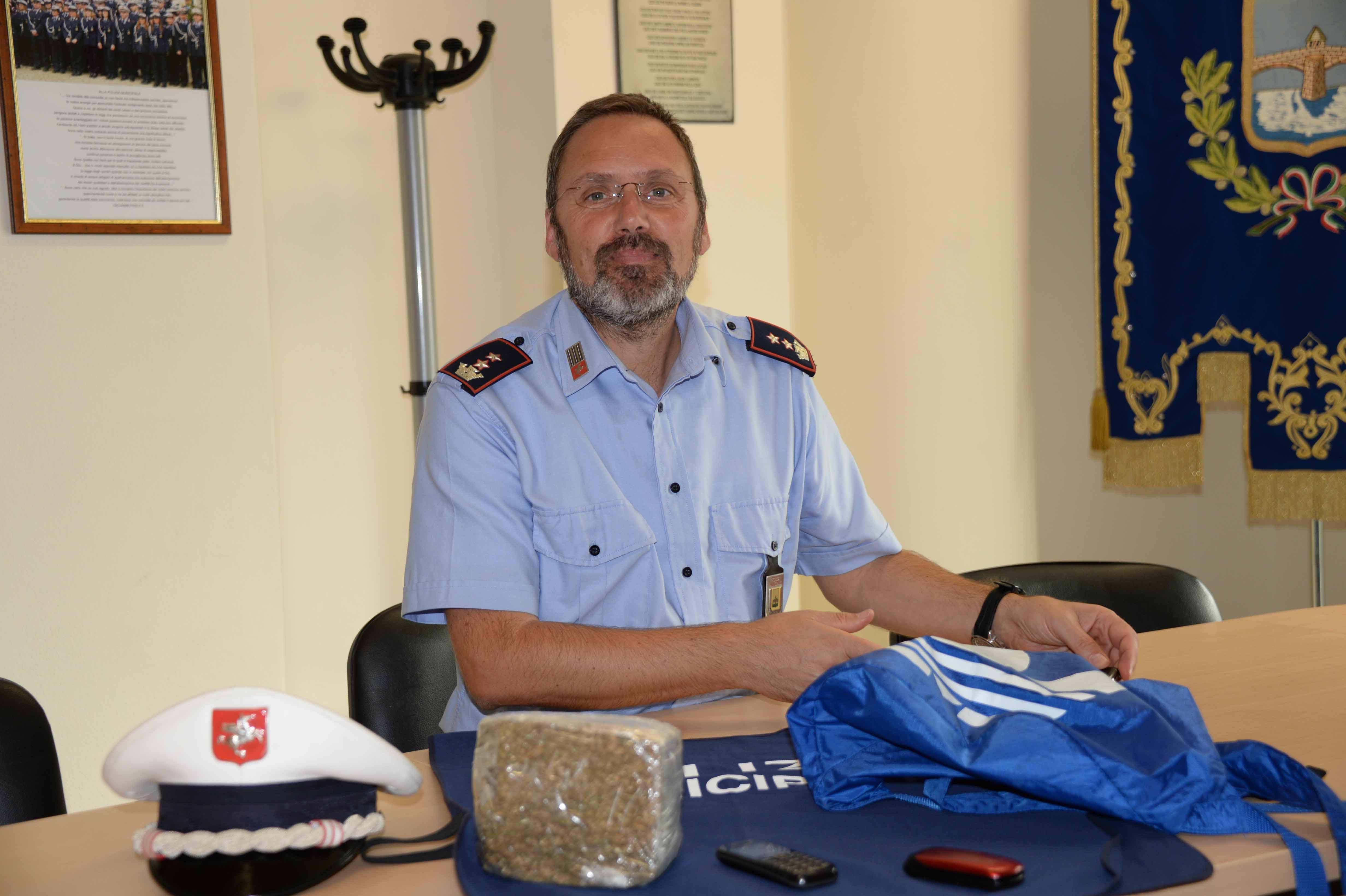 Il comandante della polizia municipale Michele Stefanelli