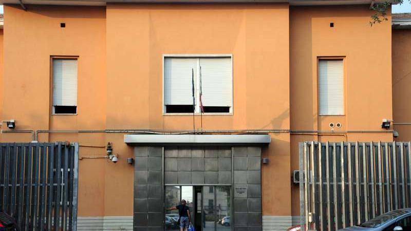 L'ingresso del carcere di Massa