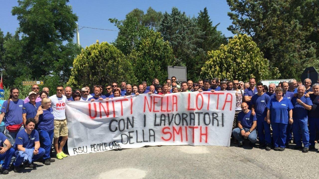 Gli operai della Smith in udienza dal Papa