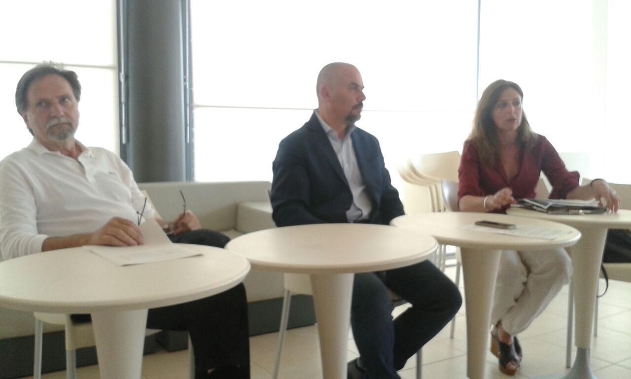 Da sinistra Luigi Ulivieri,  Paolo Masetti e Francesca Parri