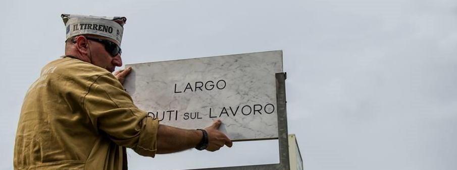 Ripristinata la targa ai Caduti sul lavoro