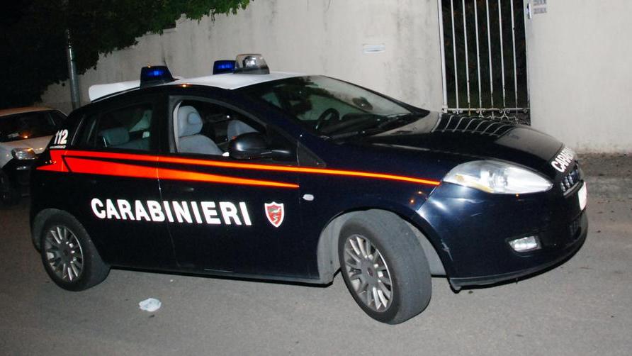 Un'auto dei carabinieri del reparto territoriale di Olbia