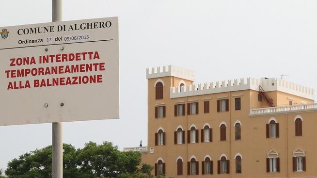Alghero, divieto di balneazione sul lungomare