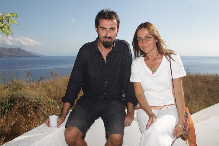 Giuliano Taviani insieme alla sorella Giovanna