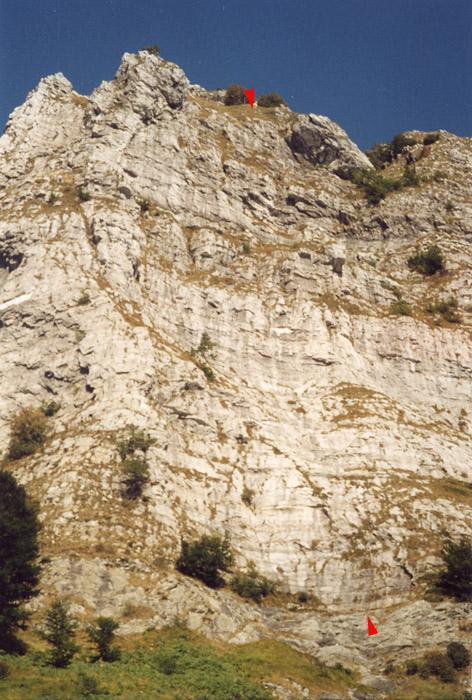 Il punto dell'incidente sul Monte Corchia