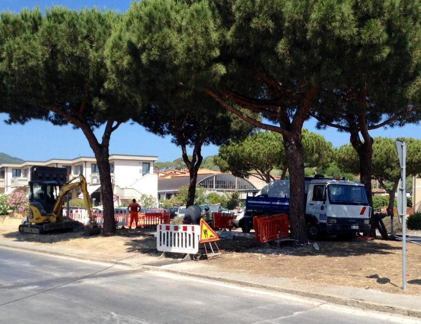 Asa, completato l’intervento in viale Teseo Tesei 