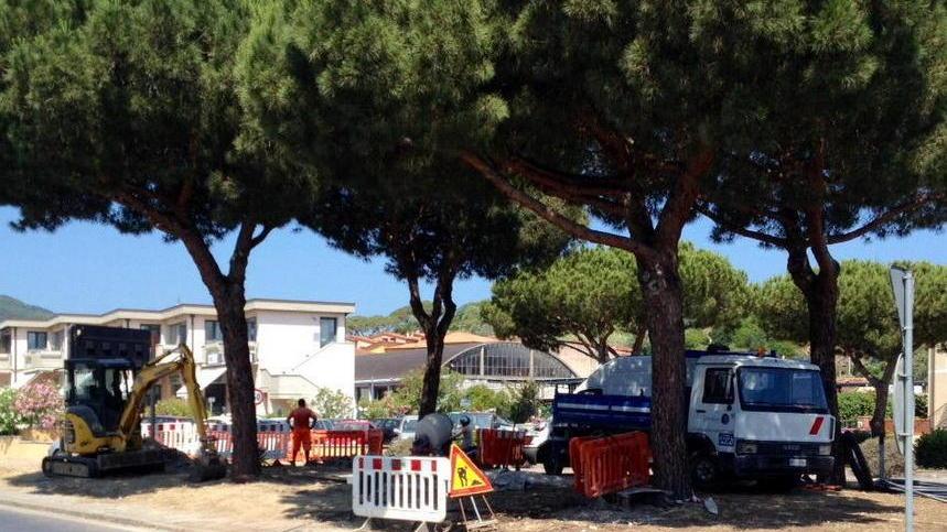 Asa, completato l’intervento in viale Teseo Tesei