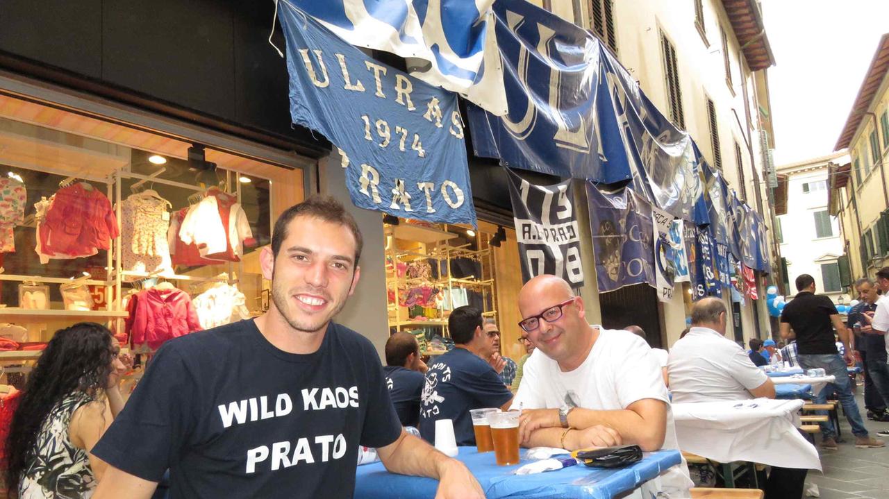 Michele De Agostini alla cena biancazzurra