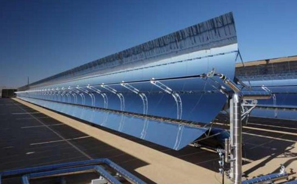 Un particolare del progetto per la centrale a energia solare nelle campagne di Oristano