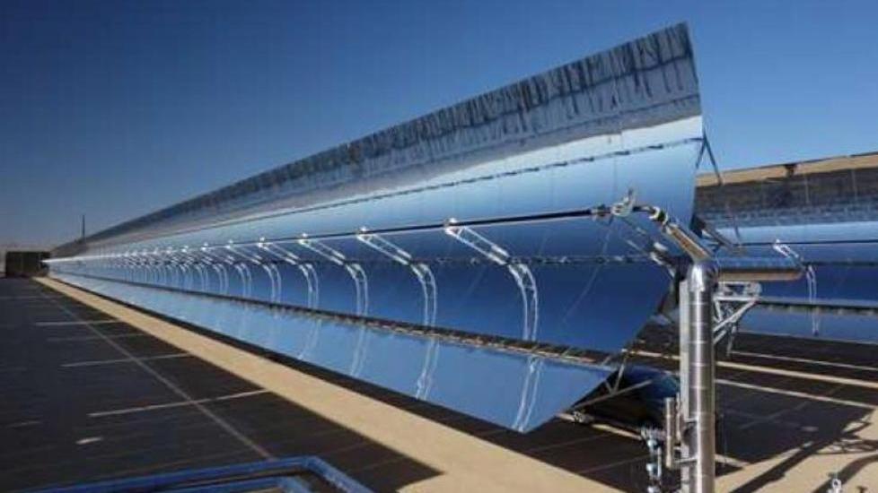 Un particolare del progetto per la centrale a energia solare nelle campagne di Oristano
