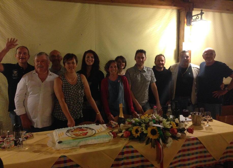Festa per la vittoria di Giuliana Menci