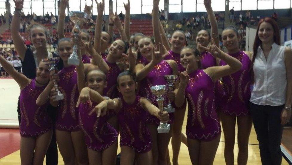 Baby della My Rhythm al saggio di fine anno 