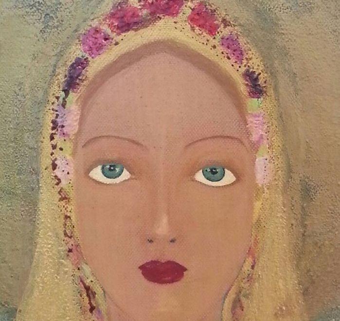 A Mesu Mundu un quadro d’arte sacra di Grazia Piredda