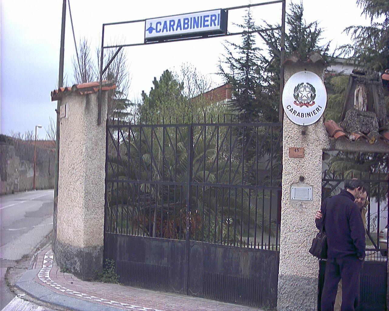 Orroli, la caserma dei carabinieri