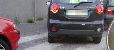 Vigili in difesa dei disabili: 8 rimozioni 