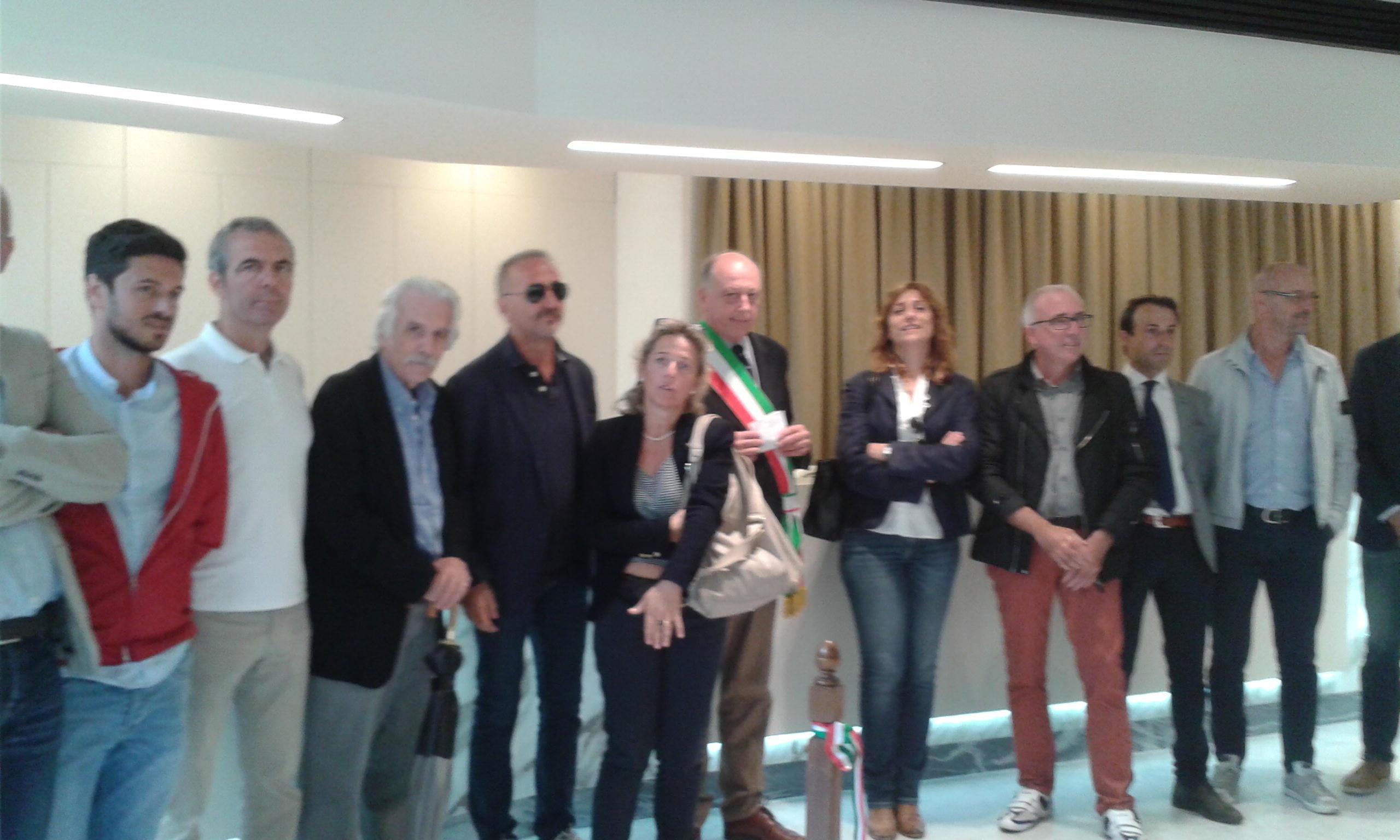 L'inaugurazione della biglietteria