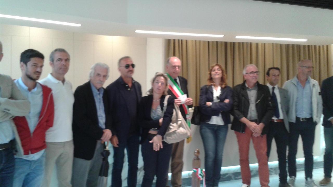 L'inaugurazione della biglietteria