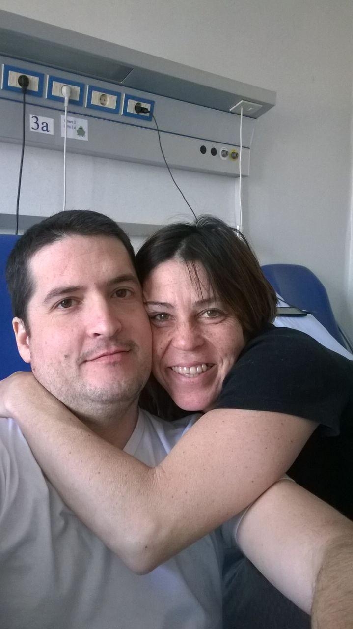 Stefano Scandurra con la sorella Daniela