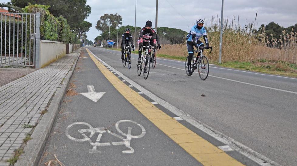 Pista ciclabile e pedonale a sud di Vada 