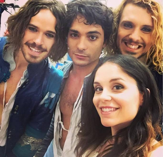 La foto con Romeo e Giulietta sabato in piazza del Monte 