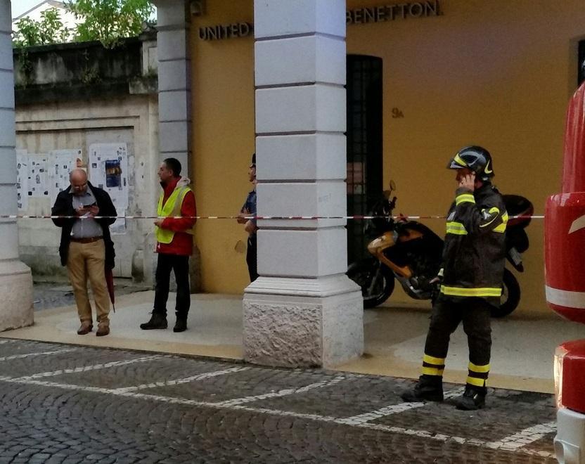 Fulmine colpisce il campanile 