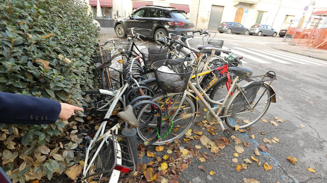 Bici rubate, saccheggiate e abbandonate per strada