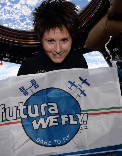 L'astronauta italiana Samantha Csristoforetti