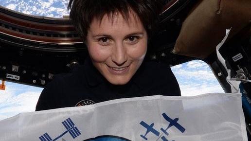 L'astronauta italiana Samantha Csristoforetti