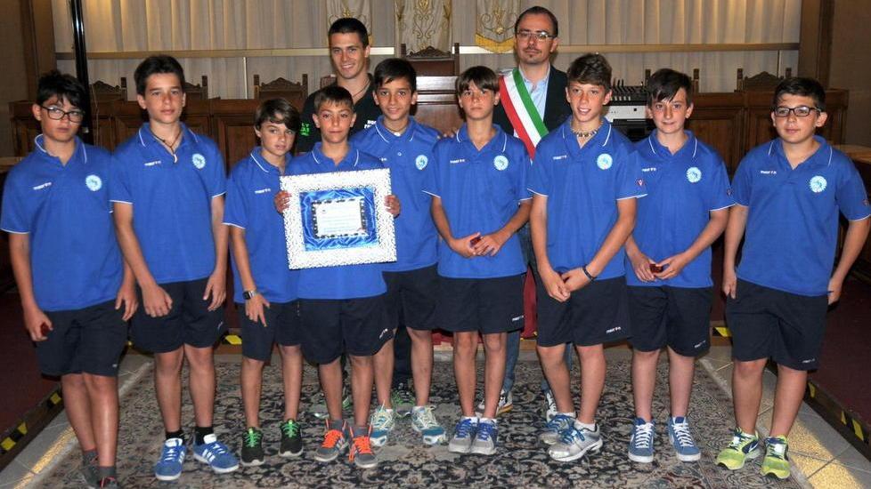 Premiati gli Under 13 campioni d’Italia