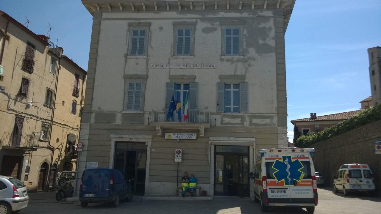 La sede della Misericordia di Manciano