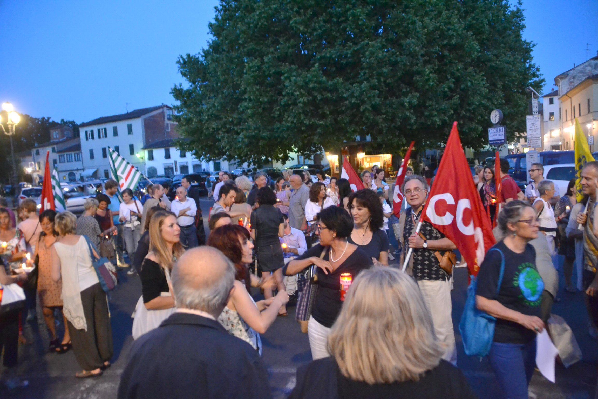 Una recente protesta contro la legge volta da Renzi
