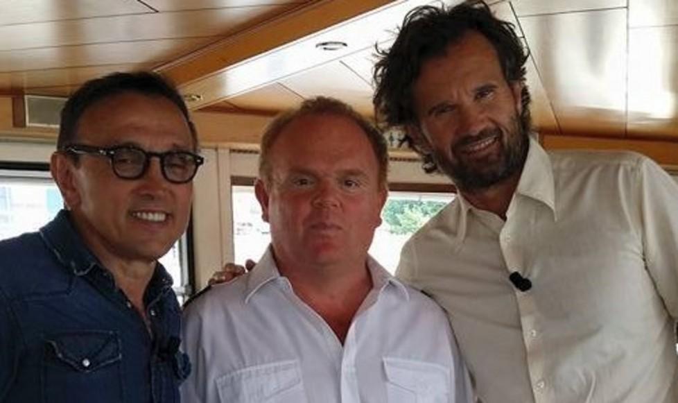 MasterChef a bordo della nave Stradivari, set di una puntata 