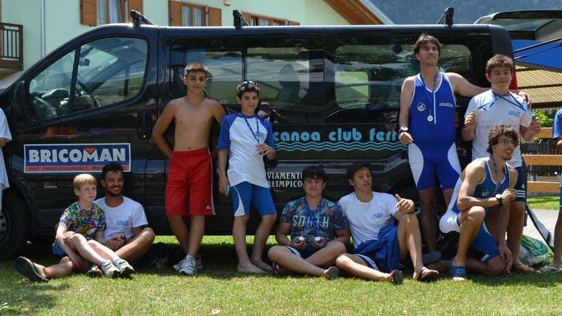 Canoa Club super a Caldonazzo Arrivano 11 medaglie